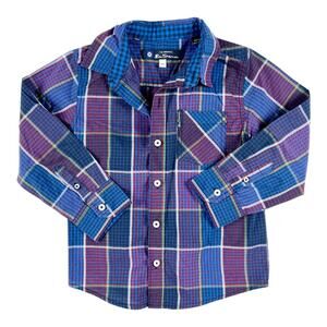Ben Sherman Plaid Button Up 4T